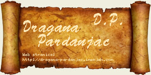 Dragana Pardanjac vizit kartica